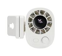 Clip en ventilador personal - clima caliente, solución de refrigeración portátil | Manos libres Rotating Breeze Device for Gardening Walking Pets Golf Yoga Picnic Elderly Comfort Children Actividades