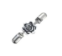 Clip espiral para suéter vintage Vintage suéter chal Clips Retro Cardigan cuello vestidos broche camisa Clip(Color 4)