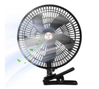 Clip Fan Interior Car - Enfriador personal giratorio, herramienta de ventilación compacta portátil con flujo de aire de dos velocidades Diseño de clip resistente y duradero | solución r