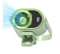 Clip Fan - Small Fans with Clip for Bedroom Tabletop Ventilador | Mini Plug and Play 3 Speeds 100 Speeds Quiet Digital Display Rechargeable Hand Fan for Living Room Apartment Dorm Office Home
