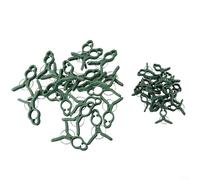 Clip fijo de plástico para plantas de jardín, soporte reutilizable para trepar tomates, flores y estructuras de vid de frutas
