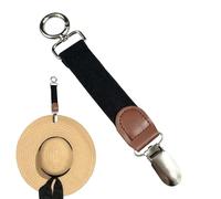 Clip Genérico para Sombrero,Dispositivo De Pinza Elástica | Clip Soporte Sombrero | Para Hombres Jóvenes Mayores Maleta Cinturón Bolso Mochila Vacaciones Playa Viaje