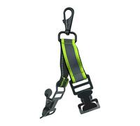 Clip genérico titular, soporte reflectante de doble extremo, hebilla bombero, para trabajo trabajo trabajo construcción seguridad equipo herramientas garaje camión cuartel industria senderismo