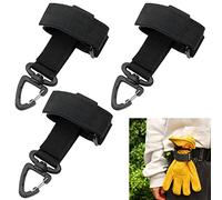 Clip Guante de Trabajo Con Mosquetón - 3 Piezas Para Soporte de Seguridad, Evitar Pérdida De Guantes, Abrazadera de Plástico, Glove Grabber Holder