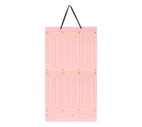 Clip Hanger - Door Hanging Claw Clip Display Strip | Aesthetic Storage Organizer for Teen Bedroom, Closet, Wall Décor | Space Saving Tool Rack for Women, Girls, Dorm, Vanity, Bathroom Use