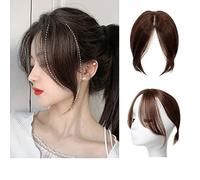 Clip In Bangs - 100% Cabello Humano Bangs Clip En Extensiones Cabello, 11 Pulgadas Hair Toppers Hair Pieces For Mujeres Bangs Hair Clip, For Mujeres Con Adelgazamiento Cabello Top Hairpieces ( Color :