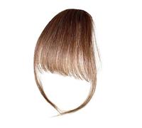 Clip in Bangs, Bangs Humano Hair Bangs, Wispy Fransen Haarpasge, Extensiones de Pelo Natural Bang with Temples, Bangs Clip in Pony Extensiones de Cabello para Fotografía, Fechado