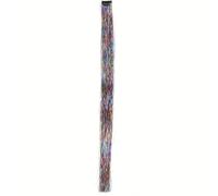 Clip In Hair Tinsel, Fairy Kit 22 Inches Glitter Colorful On Extensions For Accessories(1pc,Q12-JIANBIANSE_22INCHES)
