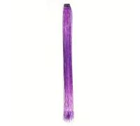 Clip In Hair Tinsel, Fairy Kit 22 Inches Glitter Colorful On Extensions For Accessories(1pc,Q12-ZISE_22INCHES)