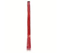 Clip In Hair Tinsel, Fairy Kit 22 Inches Glitter Colorful On Extensions For Accessories(5 pcs,Q12-HONGSE_22INCHES)