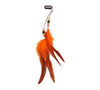 Clip largo de pelo largo con plumas y borlas para mujeres en negro le da a cualquier atuendo un toque de encanto étnico para una ocasión especial