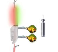 Clip ligero de caña de pescar - Lámpara de punta recargable | Stick Glow estable para la , LED impermeable | Montaje fácil para consejos de varilla | Ideal para profesionales, principiantes,