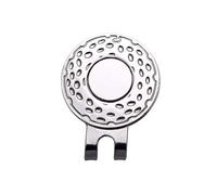 Clip magnético para sombrero con marcador de pelotas: soporte para discos de golf de 25 mm, visera metálica de fácil fijación o accesorio con clip para cinturón, regalo premium para golfistas | Equipo