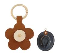 Clip Magnético para Sombreros,Clip De Cuero Artificial En Forma De Flor, De Viaje para Gorras - para Viajes de Negocios Deportes Trabajo Equipaje Maleta