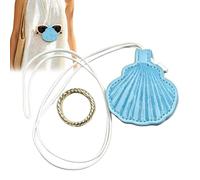 Clip magnético para sombreros de viaje, colgador de sombrero para mochila, gancho de almacenamiento magnético para gafas, para viajeros, excursionistas, mujeres y hombres, mochila, maleta, playa