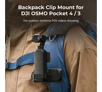 Clip Magnético SmallRig para Correa de Mochila, Compatible con DJI Osmo Pocket 4/3/Action 6/Nano, GoPro e Insta360 X5, con Adaptador de Rótula