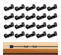 Clip metálico para cables, 20 piezas Not de gestión de cable no culpable, Organización de cable de escritorio adhesivo para cables USB, Cababe y Ethernet, Cablle de ratón, teclado