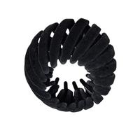 Clip moldeador de moño, soporte estilo , recogedor de pelo ajustable, diseño de cierre elástico, herramienta de volumen de cabello, agarre de peinado, fijador rápido de cola de caballo para niñas