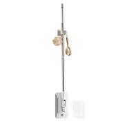 Clip Mop - 360-Degree Rotation clothGrip cleaningTool,Wet and Dry | Changing Mop Fits Many clothTypes Via Its Flexible Holder. The Long Adjustable Metal Pole Reaches Under Furniture and Walls, Ensu