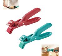 Clip multiusos antiquemaduras para cocina, silicona antideslizante con aislamiento térmico, pinzas de agarre para placa caliente, abrazadera de cuenco para ahorro de mano de obra, agarre de cuenco