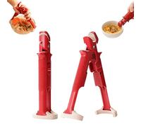 Clip multiusos para soporte de cuenco antiescaldaduras, pinzas antideslizantes para elevadores de platos calientes, elevador de platos resistente al calor, para horno de microondas, freidora de 2pcs