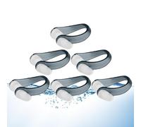 Clip Nasal, 6 Piezas Impermeables Antiahogo Antideslizantes de Silicona, Tapones Nasales Natación, Para Niños, Adultos, Principiantes, Surf, Buceo, Deportes Acuáticos, Actividades En Piscina Y Submari