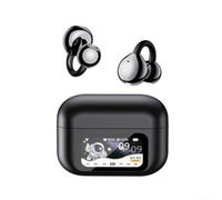 Clip-On AI Earbuds Pantalla táctil de traducción en vivo de 144 idiomas | Soporte de idiomas 144 en tiempo real, diseño de clip, para una comunicación intercultural instantánea, interfaz intuitiva