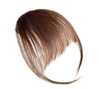 Clip on Bangs for Women - Extensiones de franja de cabello humano real con un aspecto natural | Correo de cabello diario para adelgazar el cabello, flequillo de peluca para hermanas Novia Sesión de fo