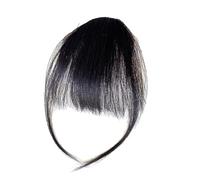 Clip on Bangs for Women - Extensiones de franja de cabello humano real con un aspecto natural | Correo de cabello diario para adelgazar el cabello, flequillo de peluca para hermanas Novia Sesión de fo
