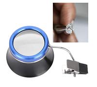 Clip On Eyeglass Magnifier, loupe horloger lupas portátiles Lentes de aumento Joyas Lupas para relojero Joyería Reparación de relojes Reparación de relojes de joyería eye loupe glasses clip(10X)