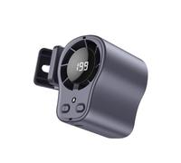 Clip On Fan - 1500 mAh Portable LED Display Cooling Gadgets | Battery Operated Car Vent Fan | Car Air Conditioning Fans For Truck Vehicle Automotive SUV Indoor Outdoor Office Camping Travel Pic