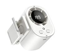 Clip On Fan | 199 Speeds Rechargeable Wearable Blower with Flashlight & Dig