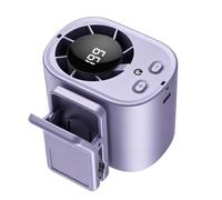Clip On Fan | 199 Speeds Rechargeable Wearable Blower with Flashlight & Dig