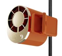 Clip On Fan - 3 Speed Rechargeable Waist, Clip Fan 2000mAh Portable Cooling Device with Strong Airflow ABS Mini for Hands Free Use Personal Cooling Compact Design Travel Camping Work 2.83 in