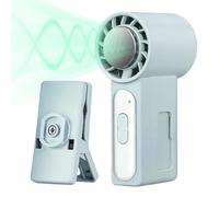Clip On Fan - Portable Adjustable LED Display Mini Cooling Fan | Rechargeable Handheld Clip F́an | Compact Personal Air Cooler For Home Car Belt Summer Outdoor Camping Beach Travel And Sports Use