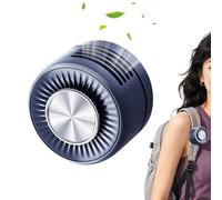 Clip On Fan - Portable Fan, 3-Speed Rechargeable 360 Adjustable Quiet Cooling Device, Battery Operated Waist Fans | For Outdoor Camping Hiking Travel Beach Home Office Collar Bag Desk, Mini Body
