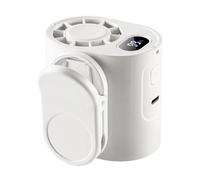 Clip On Fan - Portable Silent Clip On Bladeless Fan, USB Rechargeable Personal Airflow Cooler | Multi Speed Rotating Head With Wearable For Outdoor Camping Beach Festival Office Desk Hiking