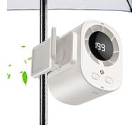 Clip on Fan, Rechargeable Cooling Device, Quiet Airflow System 199 Speed Control, for Women Travel Small Portable Neck Waist Desk Table Bedroom Office Summer Outdoor Camping Tent Cruise Beach Use