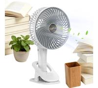 Clip On Fan USB Rechargeable Personal Clip Fan Delivers A Rapid Powerful