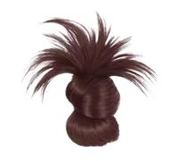 Clip on Feathered Bun Wig, Fake Hair, Instant Volume Secure Fit Quick Styling Lightweight Natural Comfortable Everyday Hairclip for Women Girls Friends Colleagues
