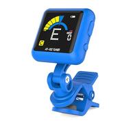 Clip On Guitar Tuner 360 Grados Sintonizador Electrónico Digital Giratorio Acústico Bajo de Guitarra Sintonizador Violin Ukelele Sintonizador Fácil de Usar