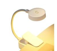 Clip On Light, Book Light Clamp, 3 colores Temperaturas, Adjustable Brightness, Flexible Multifunctional LED Lighting for Reading, Coral Marine Tanks, Desks, and Bedside Use