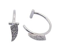 Clip On Lip Fang Jewelry Stainless Steel Matte Finish Body Accessory Secure Grip Without Piercing Required Teeth Lip Clip