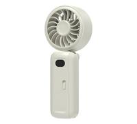 Clip On Mini Fan, Portable Cooling Device, 7.08x2.9x1.84 Inches Rechargeable Personal Breeze with 5 Speed Display, Sturdy Build, Modern Fan with Design, Travel Accessory for Desk and Stroller