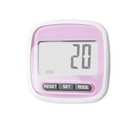 Clip on Pedometer, Accurate Step Counter, 1.96x1.96x0.78 Inches Track Your Daily Steps, Large Display & Clip, Simple Functionig, Easy-To-Read Screen for Walking Men Women Kids