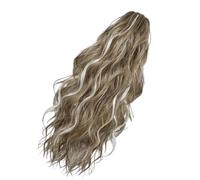 Clip On Ponytail Extension - Hair Accessory for Quick Hairstyles | Lightweight Secure Hairpiece, Smooth Texture, Adjustable Fit, Easy to Attach, Adds Fullness and Shine for Work, Events 17.72 in