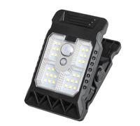 Clip On Solar Lights, Solar Motion Sensor Outdoor, 300LM, 4,41 x 2,99 pulgadas, Decorative Security Lighting for Garden, Fence, Patio, BBQ Grill, Night Safety, Home Exterior