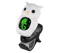 Clip On Tuner For Guitar - Professional Owl Shaped Guitar Tuner Clip On, Cartoon Owl Tuners For Musical Instruments, LCD Display Ukelele Tuners, Guitars Accessories, Quick & Accurate Tuning