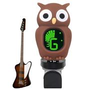Clip on Tuner for Guitar - Tuner for Guitar | Clip on Tunêr Fôr Guitars | Guitars Tuners Chromatic Tuners | Acoustic Guitârs Tunêr | Owl Tunêrs Musical Instruments, Guitâr Accessories Guitâr Bass