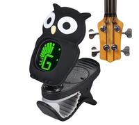 Clip on Tuner for Guitar - Tuner for Guitar | Clip on Tunêr Fôr Guitars | Guitars Tuners Chromatic Tuners | Acoustic Guitârs Tunêr | Owl Tunêrs Musical Instruments, Guitâr Accessories Guitâr Bass